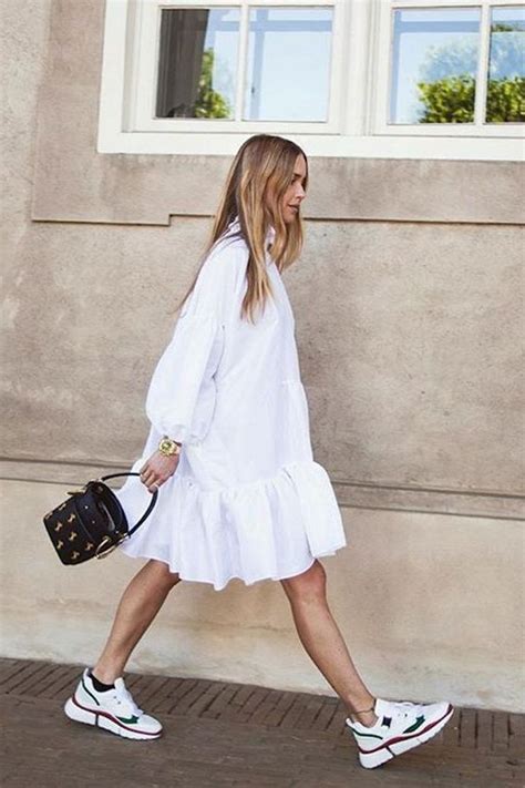 white sneakers with dresses 2023